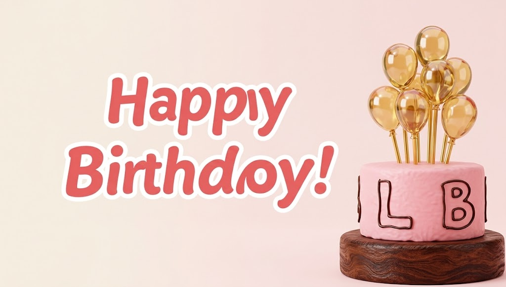 Happy Birthday offer ad creative